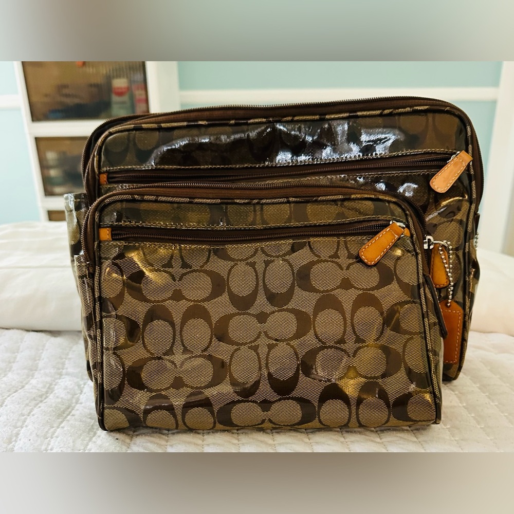 TWO Coach Cosmetic Bags. Great condition!!